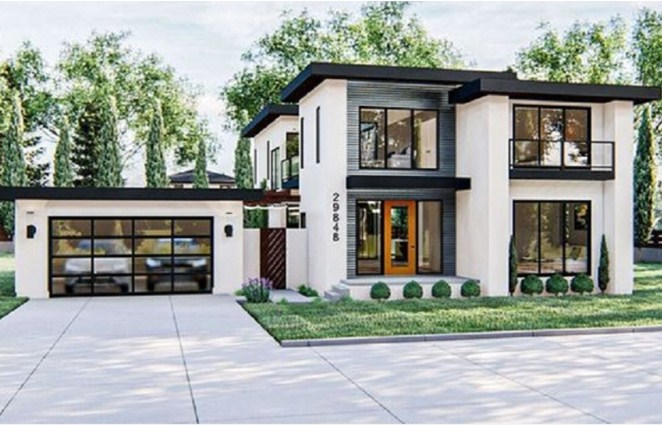 Desain Rumah Lantai 2 Minimalis Simple