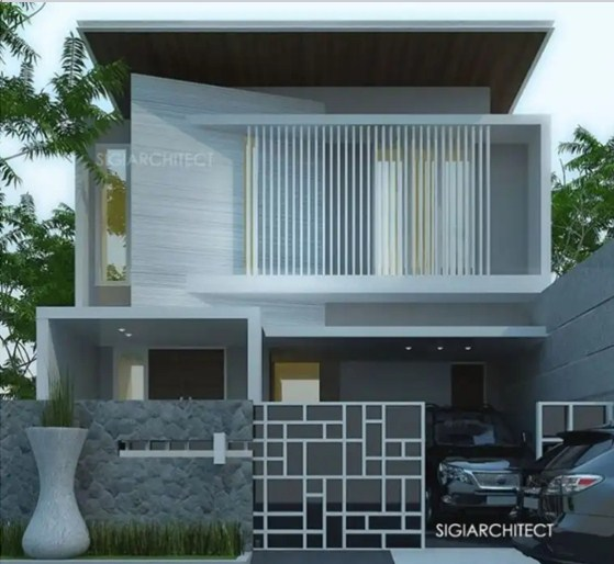 Desain Rumah Lantai 2 Minimalis Terkini