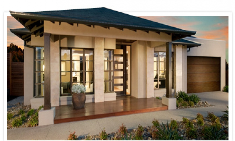 Contoh Gambar Desain Rumah Mewah 1 Lantai - Desain id