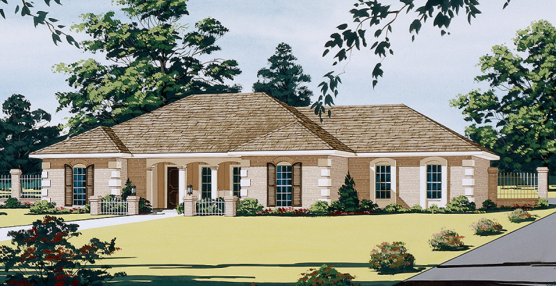 Sketsa Desain Rumah Mewah 1 Lantai