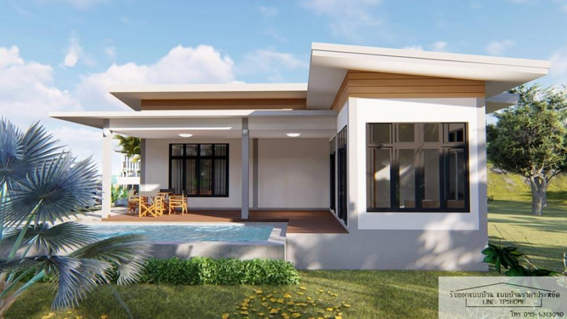 Desain Rumah Mewah 3 Lantai Dengan Kolam Renang Sederhana