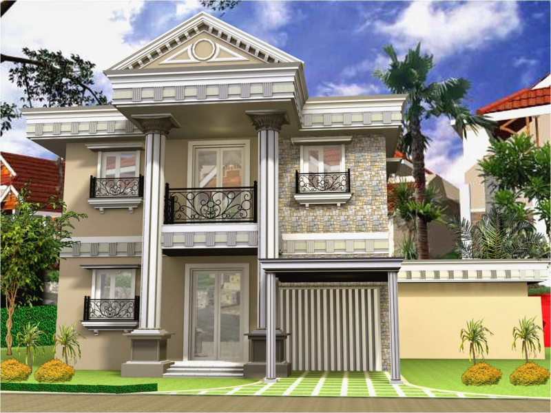 Desain Rumah Mewah Eropa Contoh