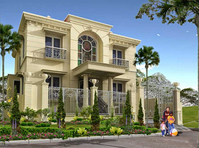 Desain Rumah Mewah Eropa Gambar