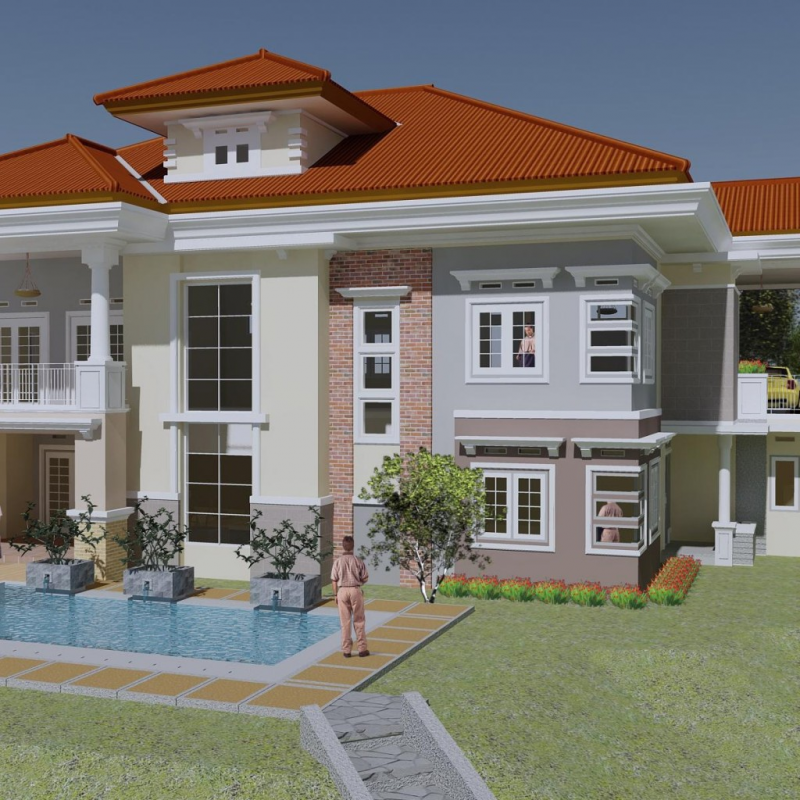 Desain Rumah Mewah Modern Terkini