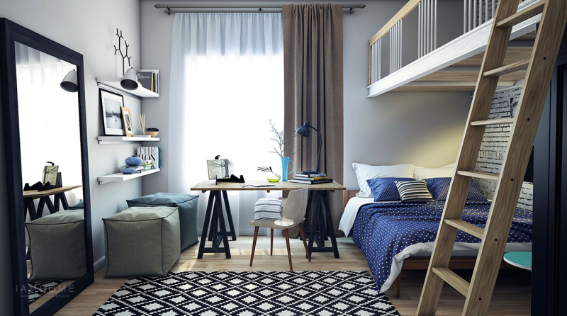 Desain Rumah Mezzanine Modern