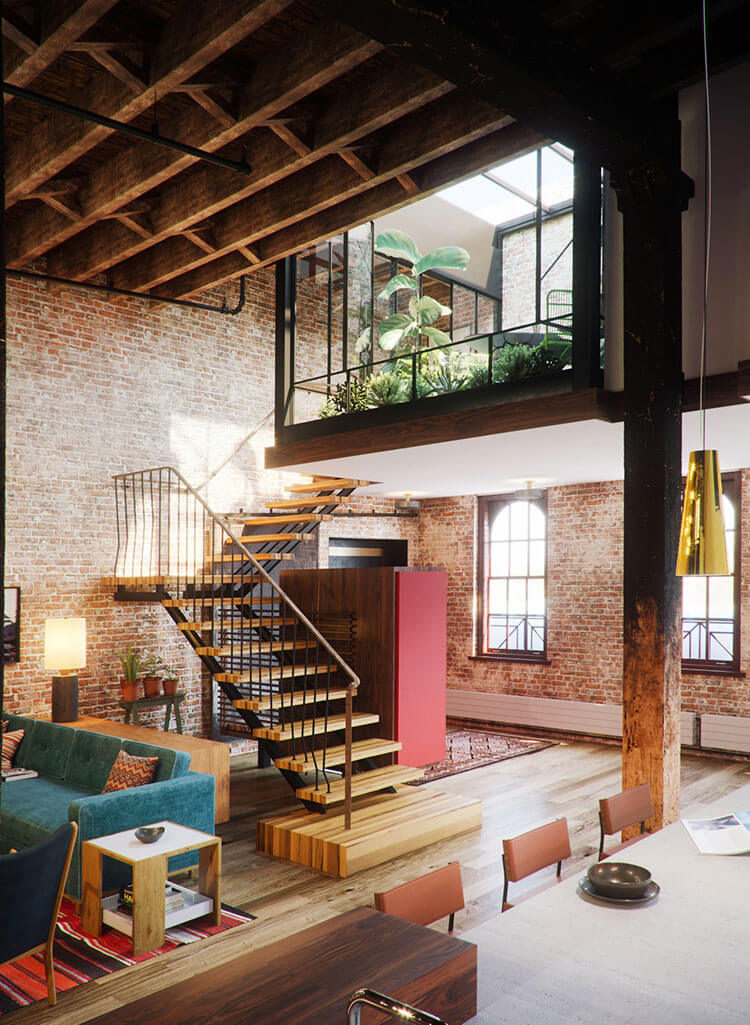 Desain Rumah Mezzanine Terbaru