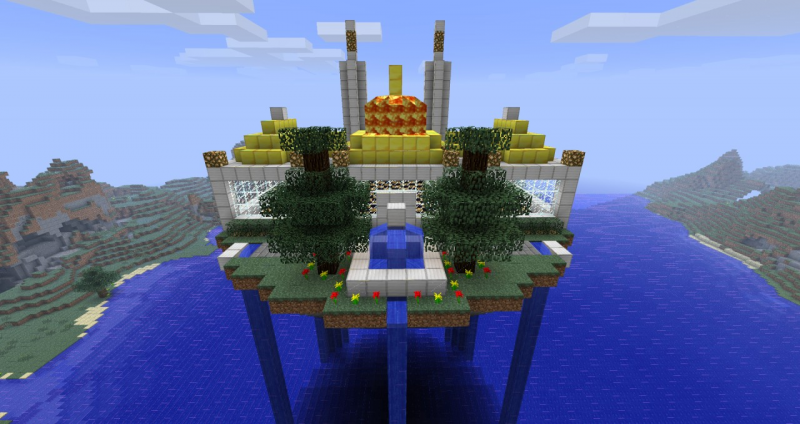 Desain Rumah Minecraft Minimalis Modern