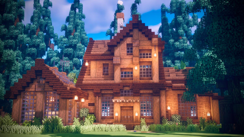 Gambar Desain Rumah Minecraft