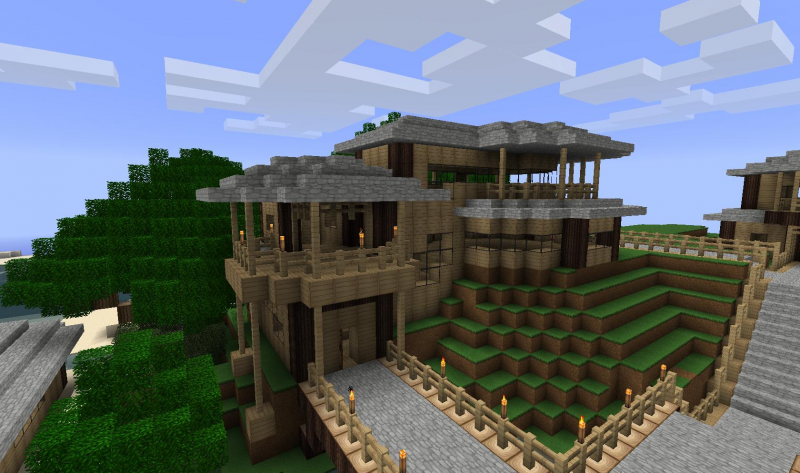 Gambaran Desain Rumah Minecraft