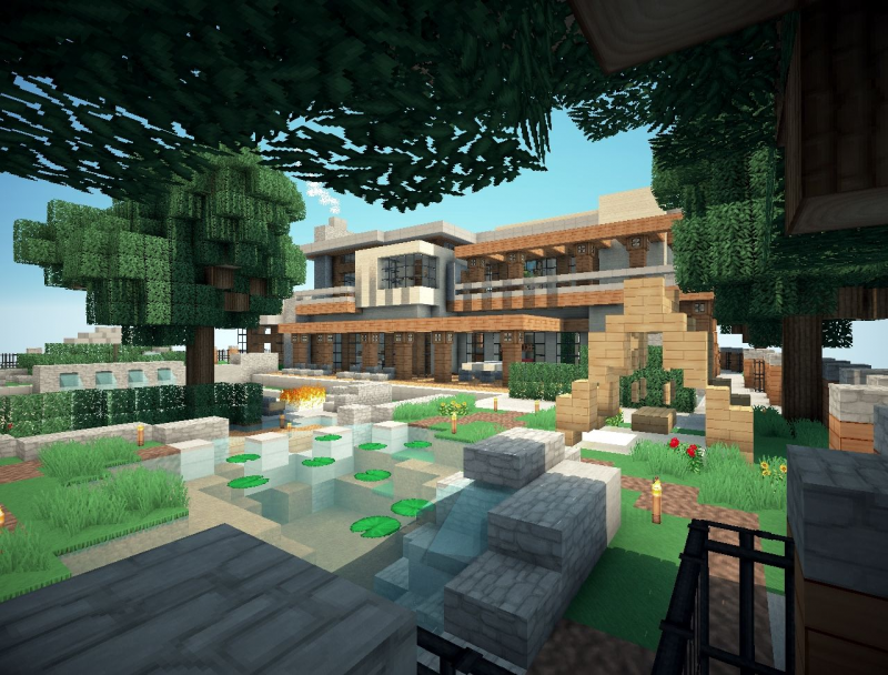 Sketsa Desain Rumah Minecraft