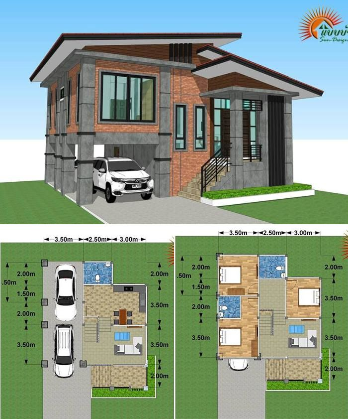 Desain Rumah Minimalis 3 Lantai Simple
