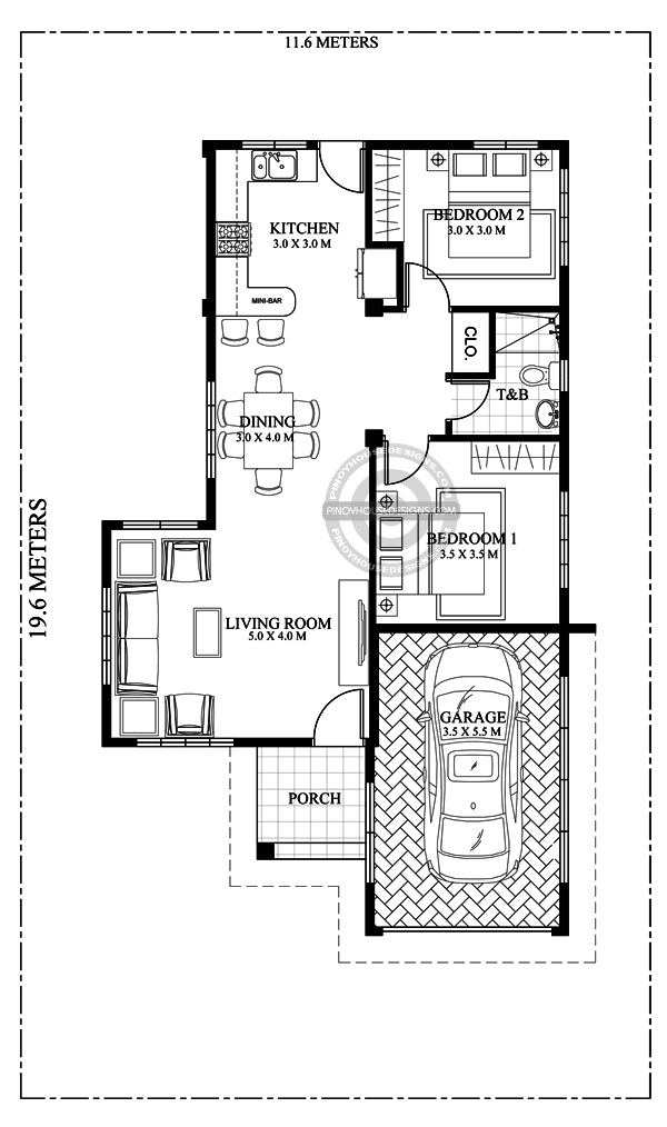 Contoh Gambar Desain Rumah Minimalis 3 Kamar 2 Lantai
