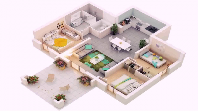Desain Rumah Minimalis 3 Kamar 2 Lantai Minimalis Modern