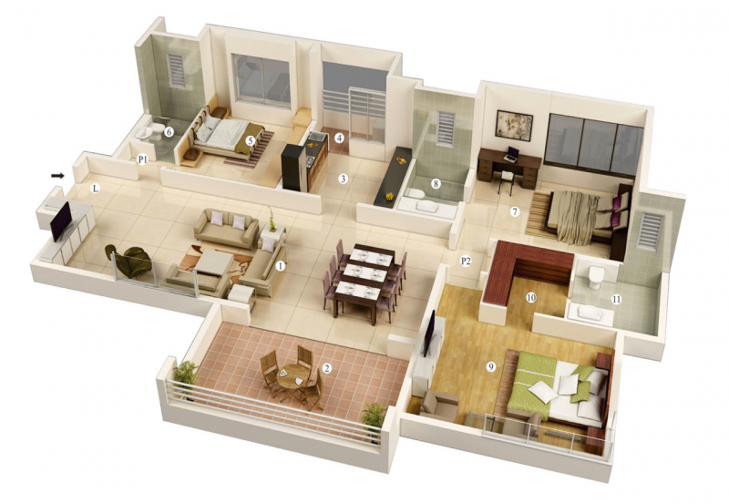 Konsep Desain Rumah Minimalis 3 Kamar 2 Lantai
