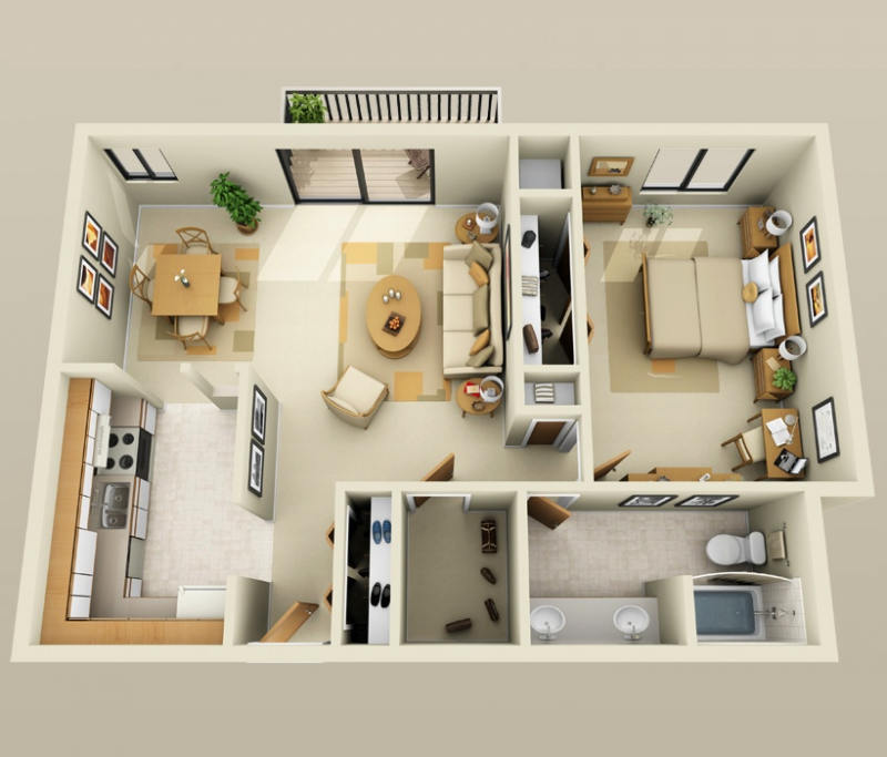 Desain Rumah Minimalis 1 Lantai Yang Simple