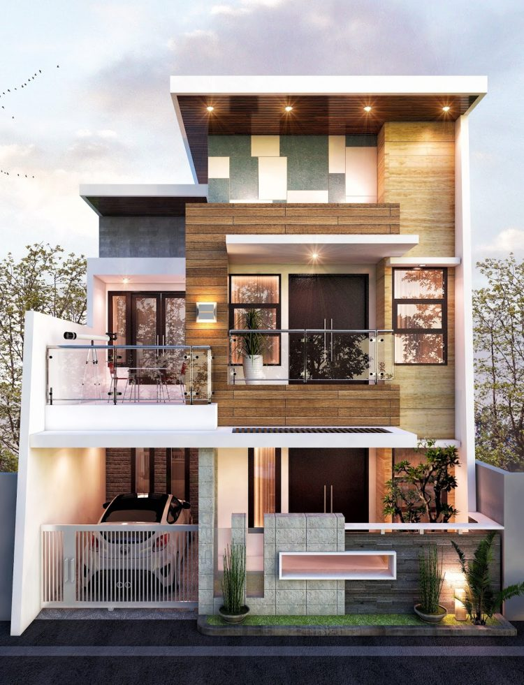 Desain Rumah Minimalis Modern 2 Lantai Modern Minimalis
