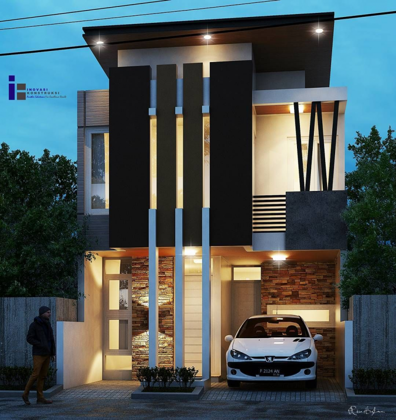 Ide Desain Rumah Minimalis Modern 2 Lantai