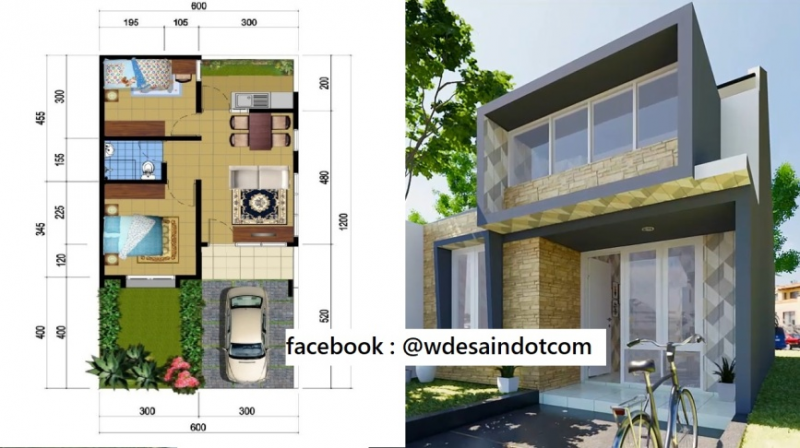 Desain rumah Modern Gaya Baru