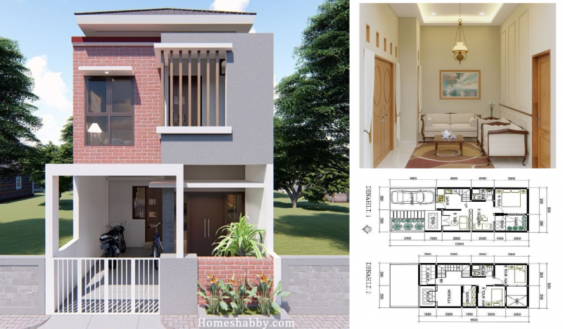Desain Rumah Lucu 2 Lantai