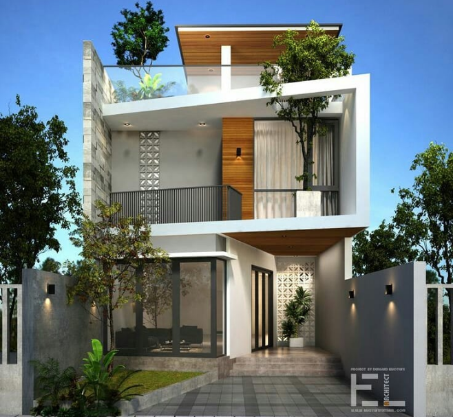 Gambar Desain Rumah Minimalis 2 Lantai Sederhana