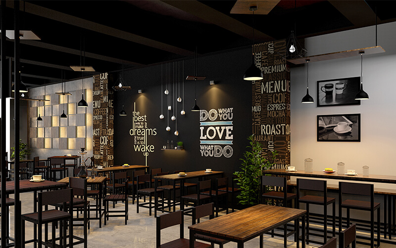 Desain lampu cafe unik
