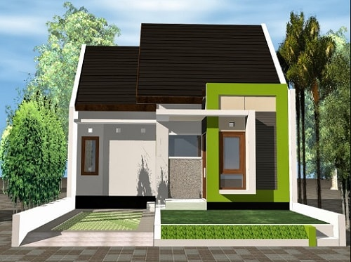Desain Rumah Halaman Tanpa Sekat