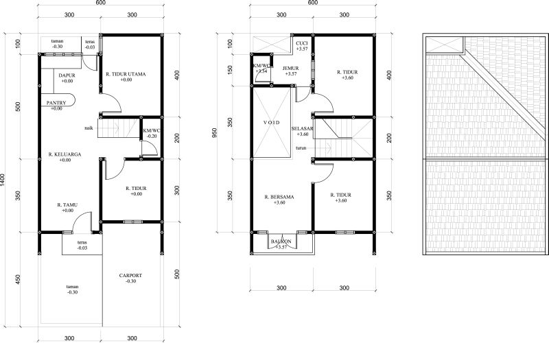 Desain Rumah Minimalis Ukuran 6x7 Yang Simple