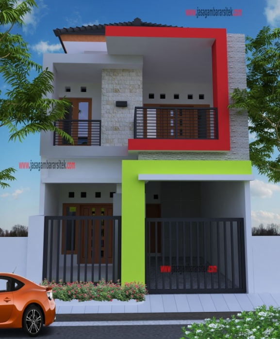 Desain rumah super minimalis terbaru