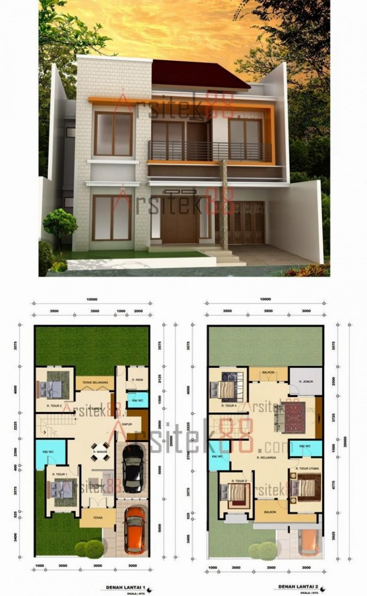 Gambaran Desain Rumah Minimalis Ukuran 6x7