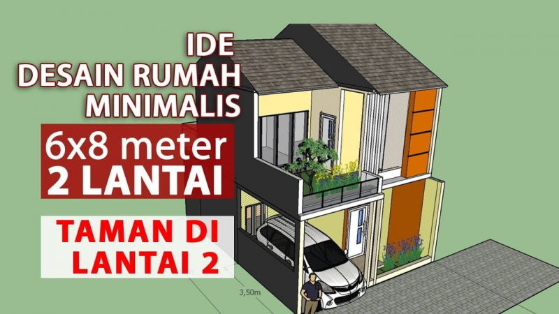 Inspirasi Desain Rumah Minimalis Ukuran 6x7