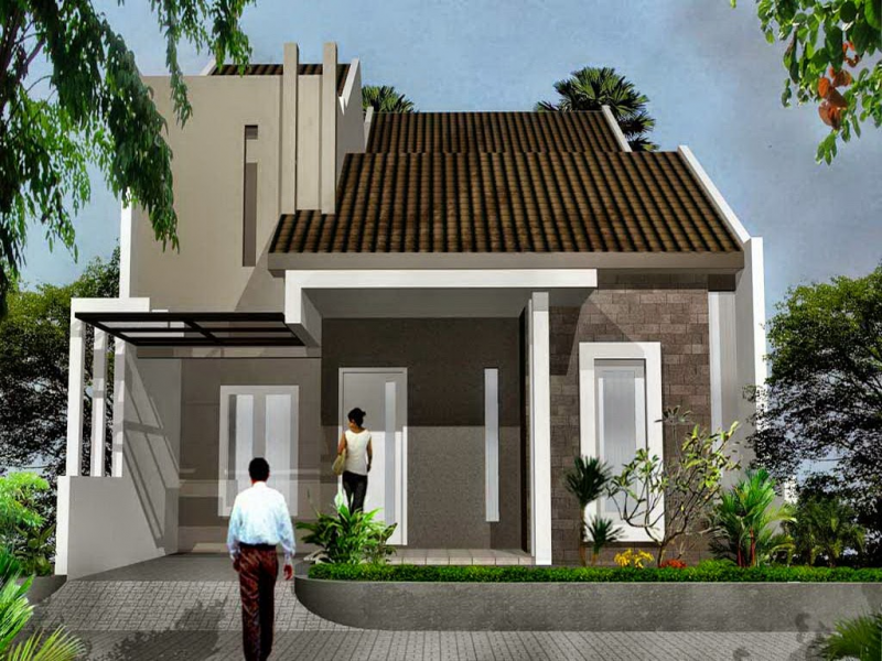 Gambar Desain Rumah Minimalis Type 45