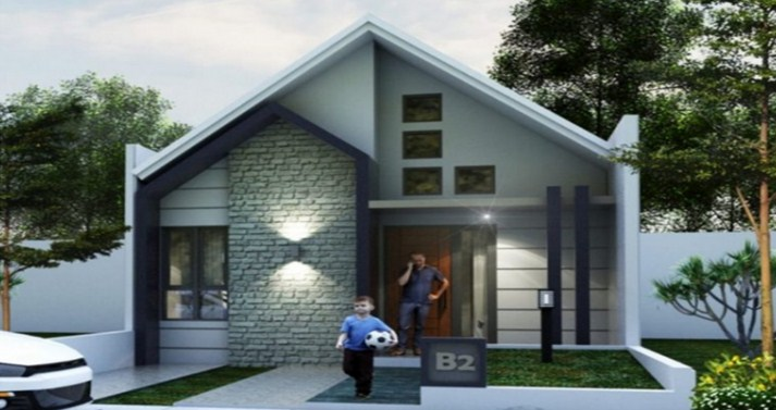 Desain Rumah Minimalis Dengan Dapur Terbuka Type 36