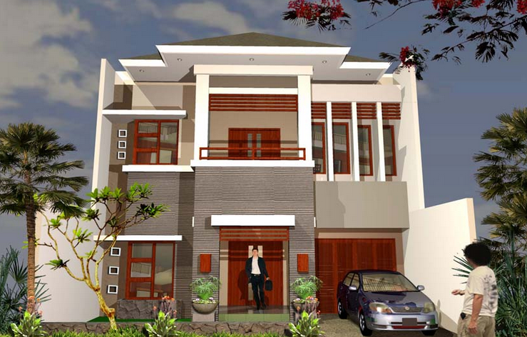 Desain Rumah Minimalis Tingkat Keren