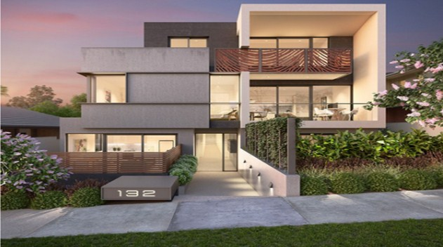 Desain Kotak Dengan Atap Datar