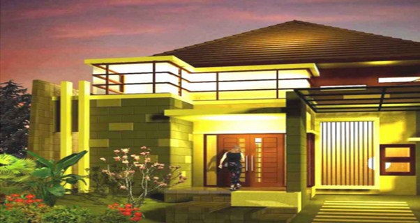 Desain Rumah Modern 1 Lantai Luas