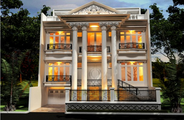 Desain Rumah Modern 3 Lantai