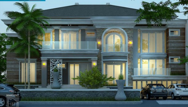 Desain Rumah Modern Nuansa Eropa