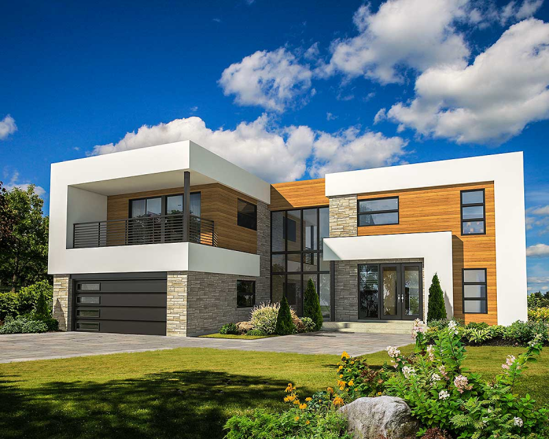 Desain Rumah Modern 2 Lantai Terkini