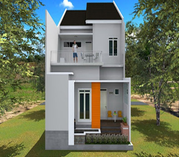 Desain Rumah Mungil 2 Lantai