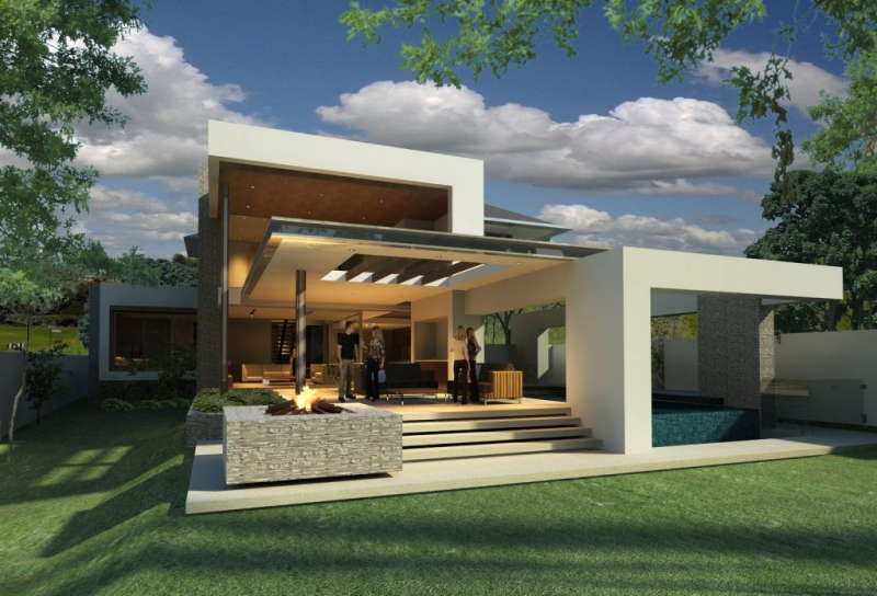 Sketsa Desain Rumah Modern 2 Lantai