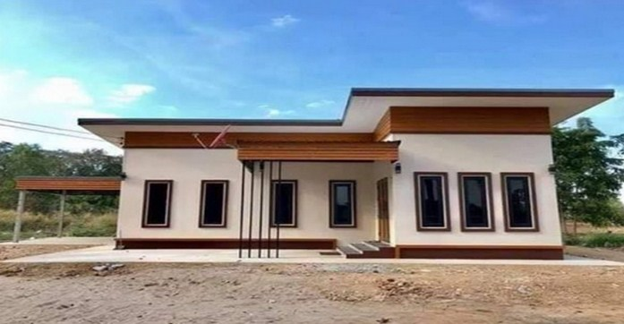 Desain Rumah Pedesaan Nuansa Putih