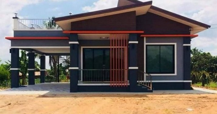 Desain Rumah Pedesaan Tanah Perkebunan