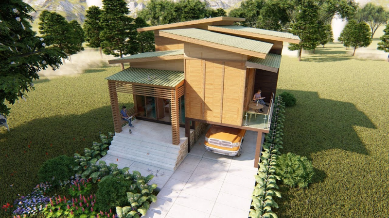 Desain Rumah Pedesaan Terkini