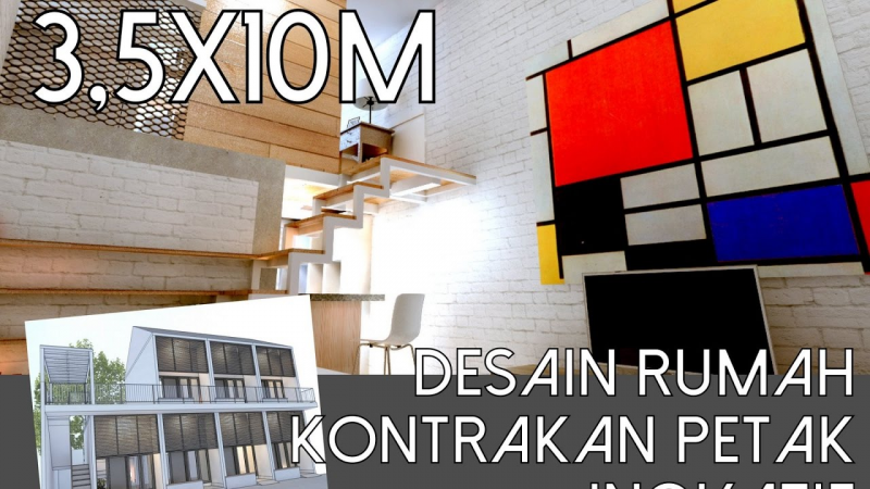 Desain Rumah Petak Contoh
