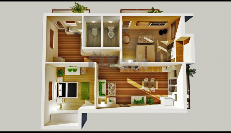 Konsep Desain Rumah Petak