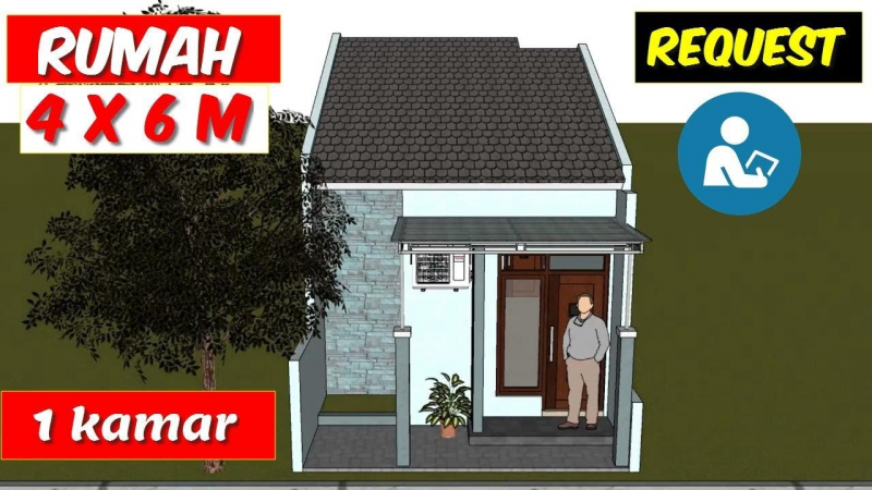 Arsitek Desain Rumah Petak Ukuran 4x6