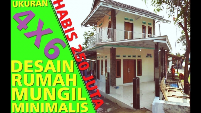 Contoh Gambar Desain Rumah Petak Ukuran 4x6