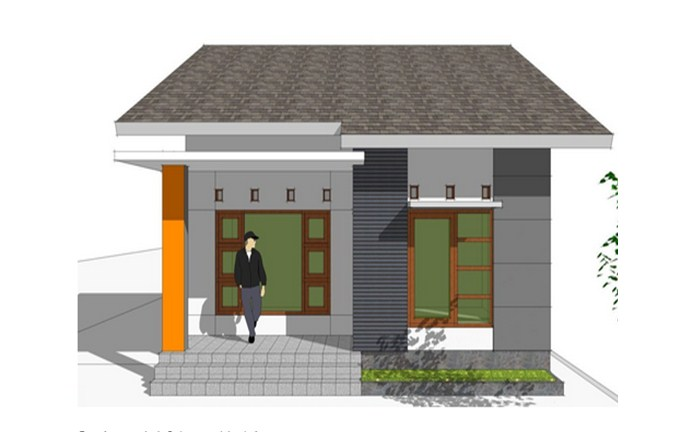 Desain Rumah 4x6 1 Lantai