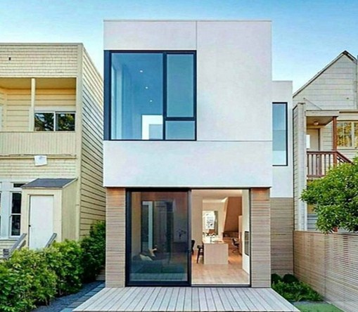 Desain Rumah Kecil Yang Cerah