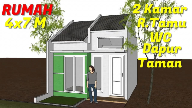 Konsep Desain Rumah Petak Ukuran 4x6